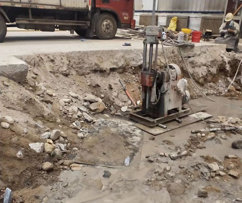 牟定公路下沉压浆